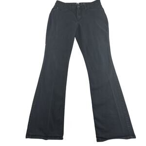Lee Mid Rise Bootcut Jeans Womens 30x31 Black Stretch Denim‎ Tummy Control